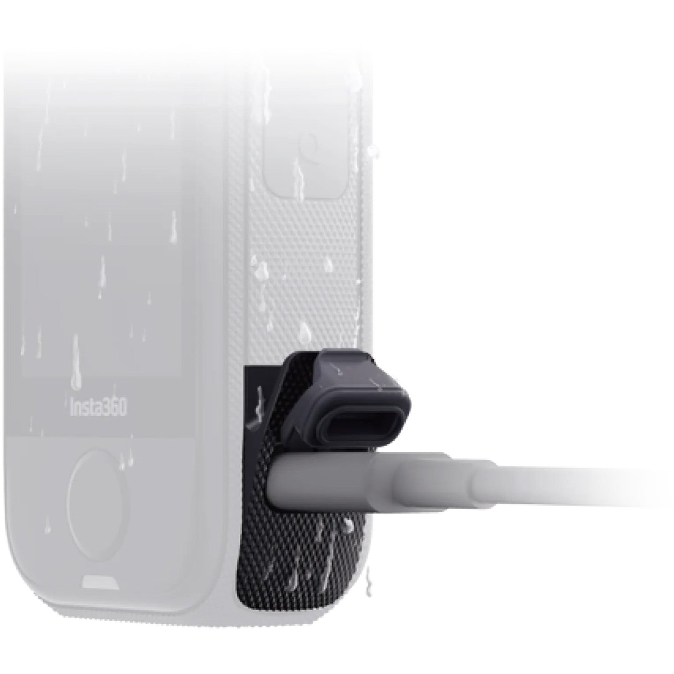 Insta360 X4 Air All-Weather USB Charging Cover Camera Accessories - Black