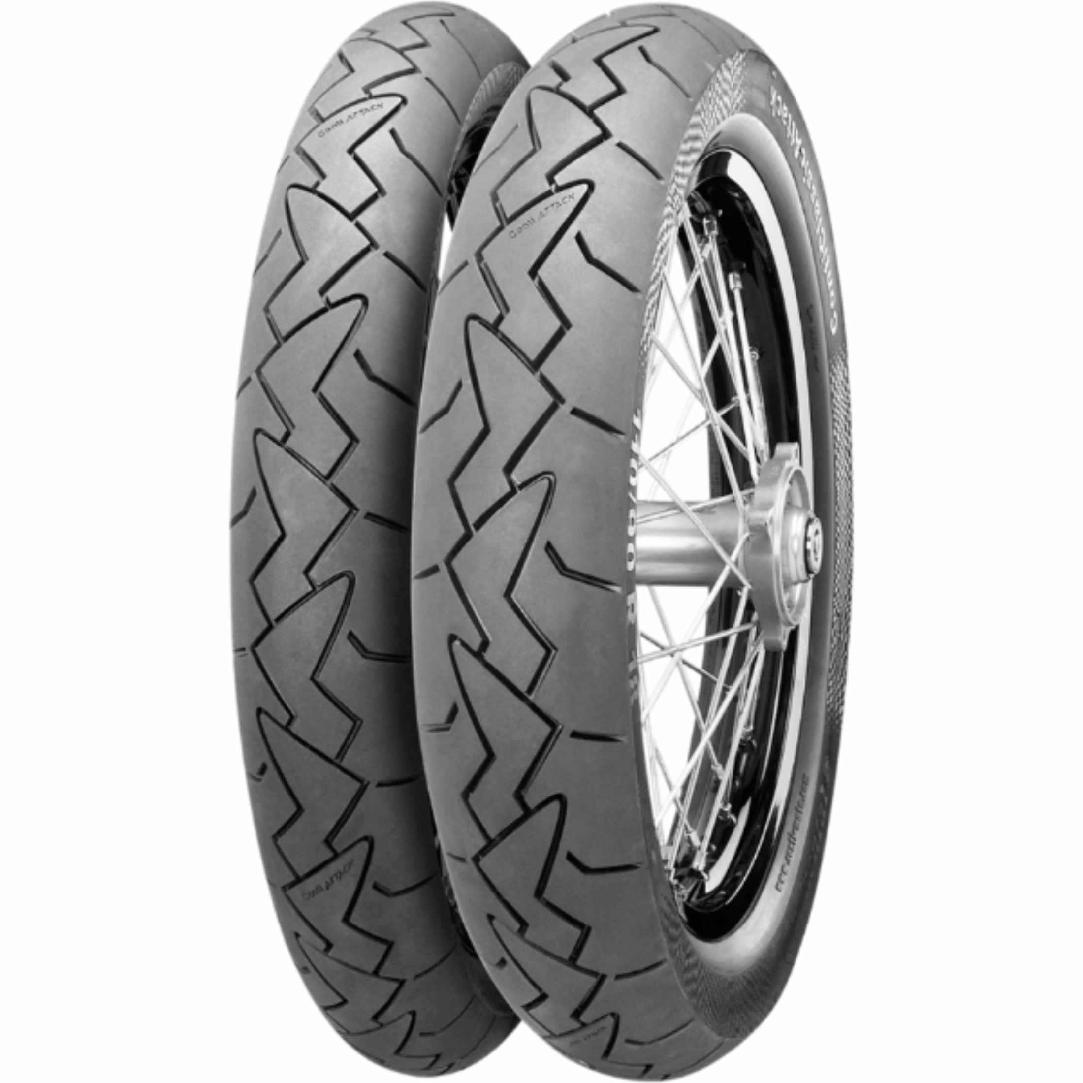 Continental ClassicAttack 19" Front Street Tires-0301