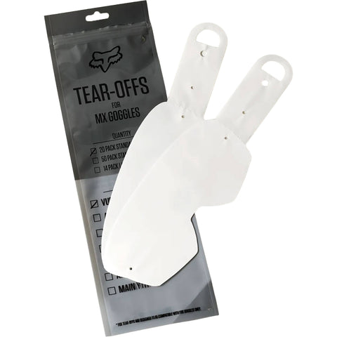 Fox Racing Airspace & Main Laminated 20 Pack Tear-Offs Youth Goggles Accessories