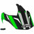 Black / Hi-Vis Green