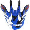 Gloss White / Blue / Red