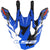 Gloss White / Blue / Red