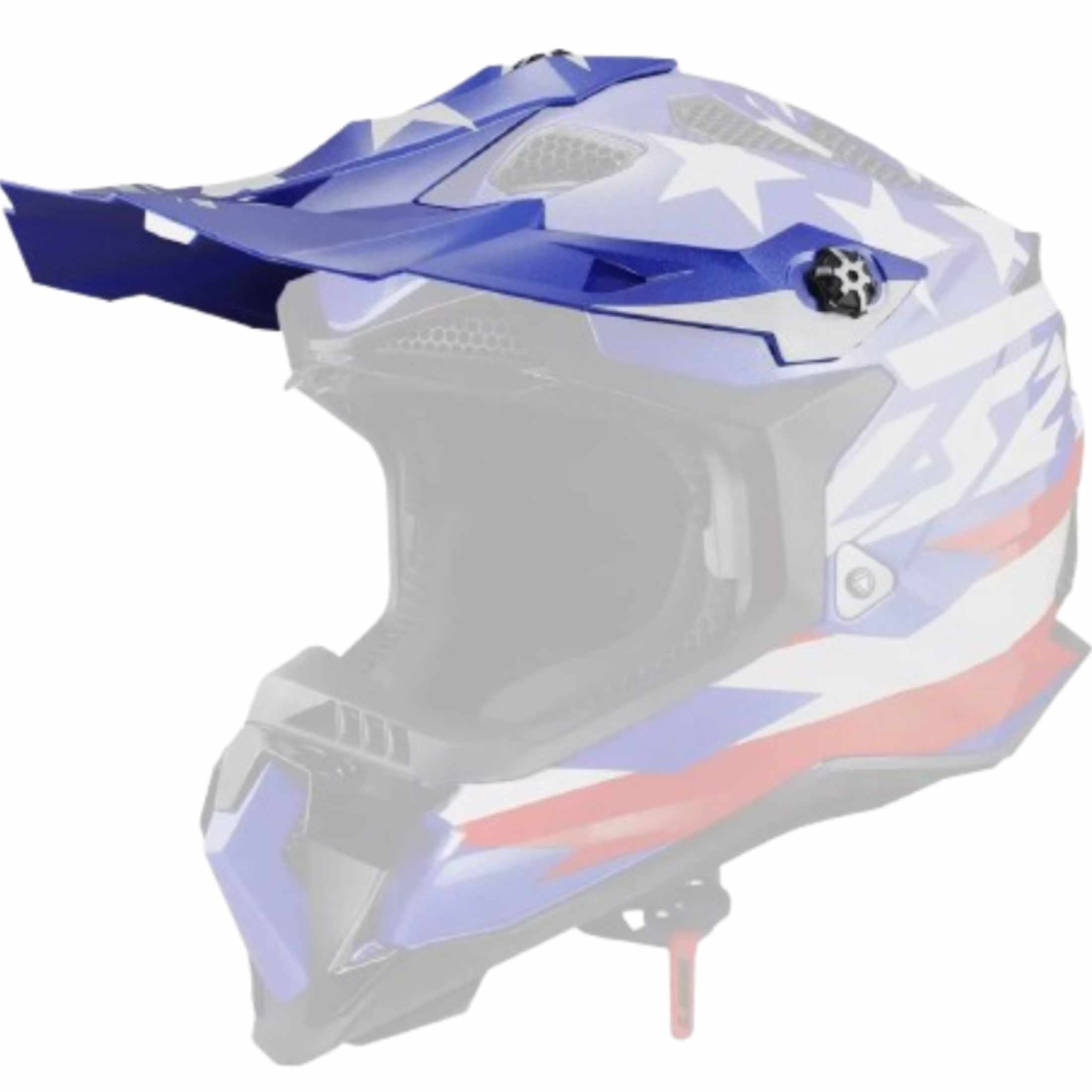 LS2 Subverter EVO United Peak Helmet Accessories - Red / White / Blue