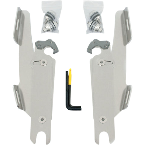 Memphis Shades Fats/Slim Windshield Trigger-Lock Complete Mount Kit Covered Forks Without Lightbar Motorcycle Accessories