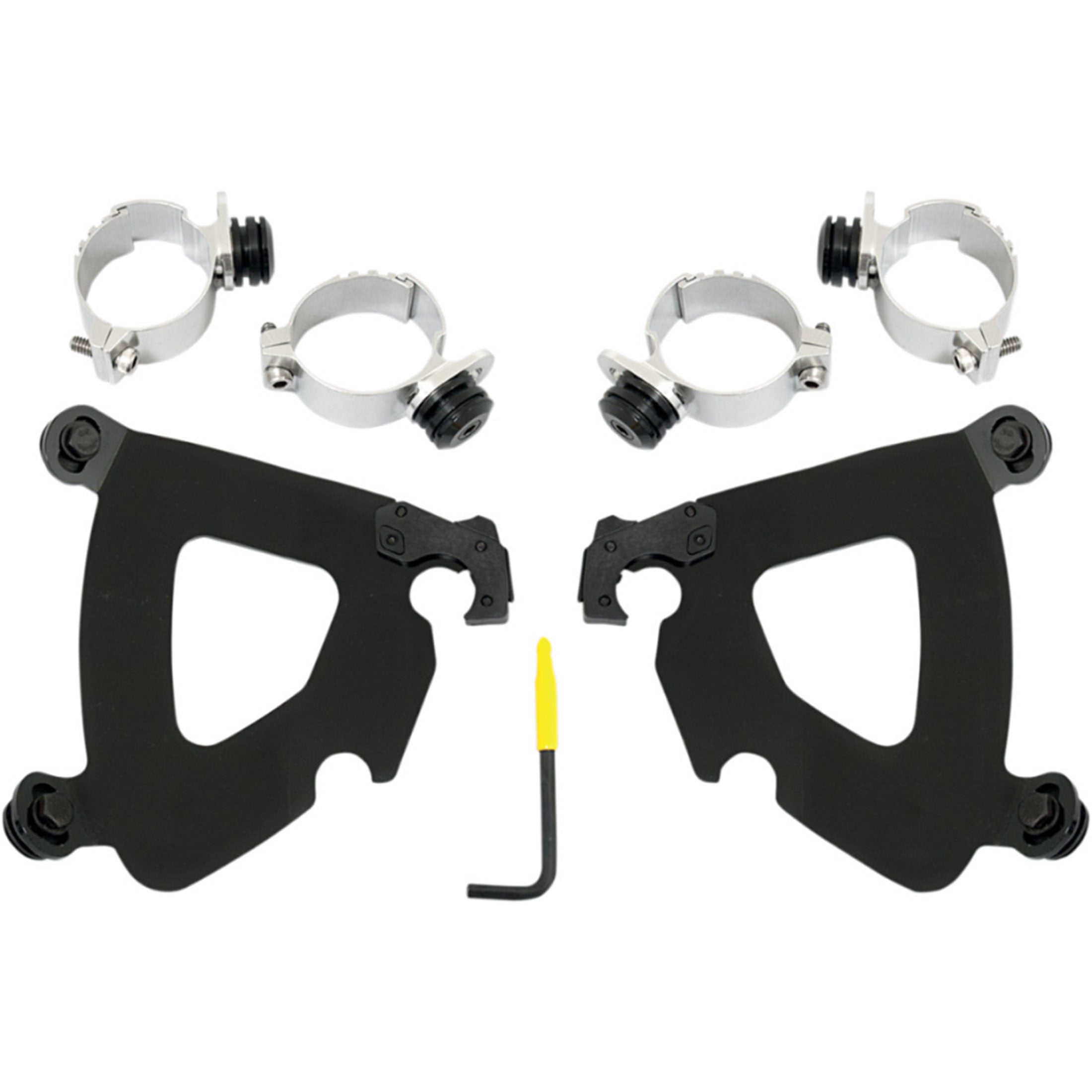 Memphis Shades FXD Gauntlet Fairing Trigger-Lock Hardware Kit Motorcycle Accessories-2320