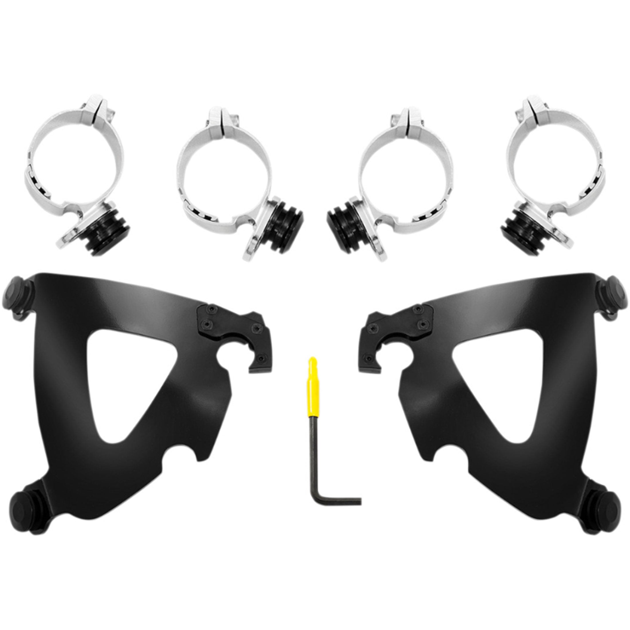 Memphis Shades FXLR Road Warrior Trigger-Lock Mount Kit Motorcycle Accessories-2320