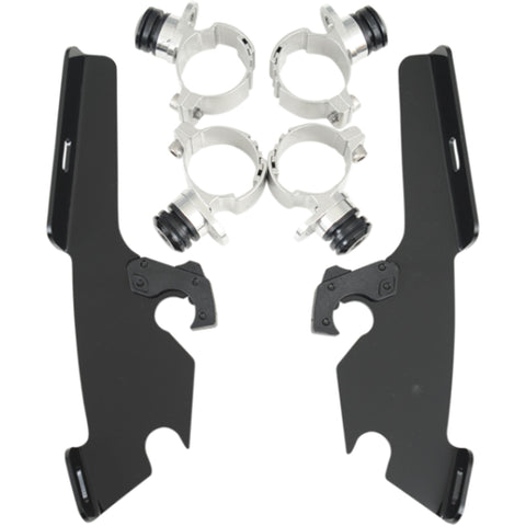 Memphis Shades Kawasaki/Yamaha Fats/Slim Trigger Lock Mounting Kit Motorcycle Accessories