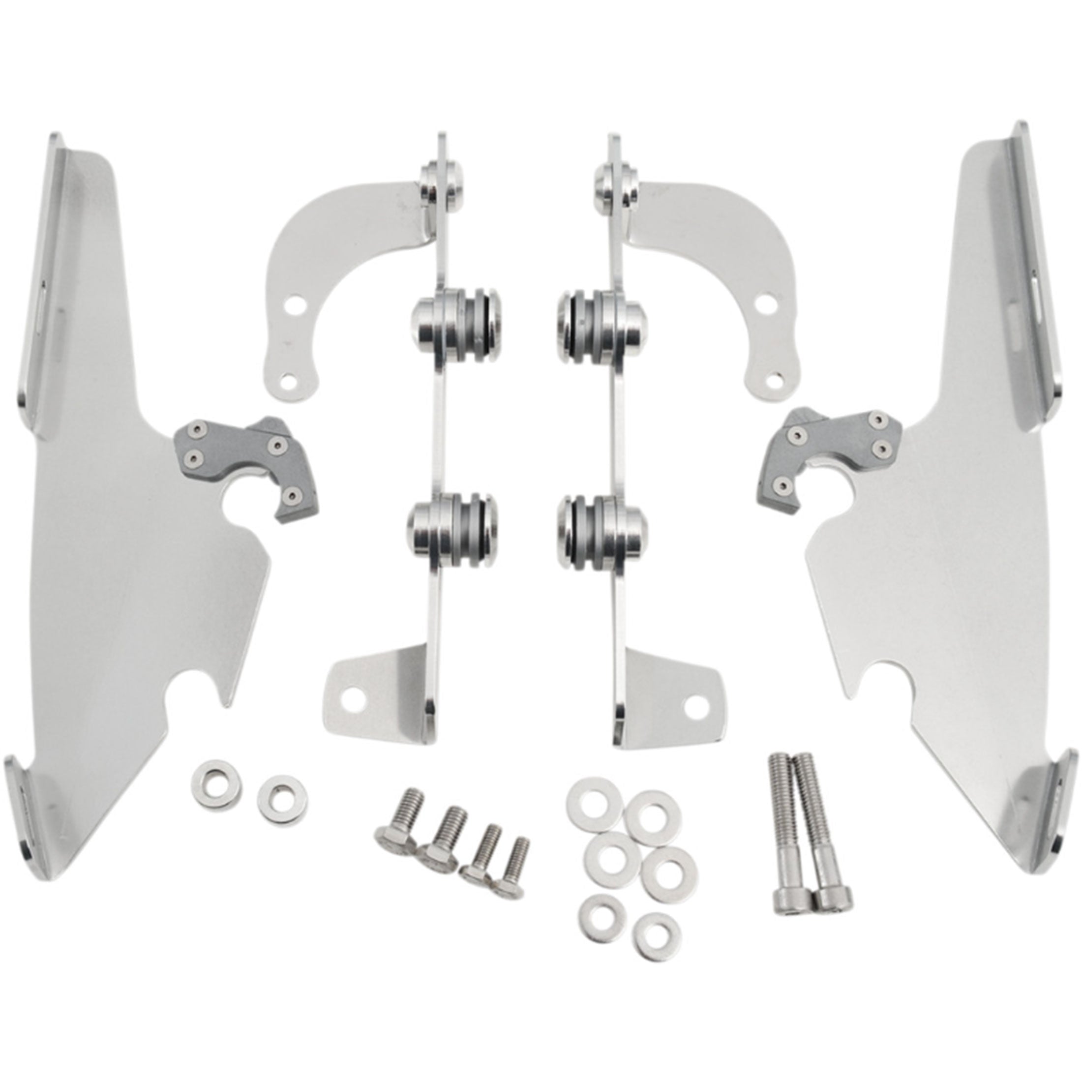 Memphis Shades Dyna Fats/Slim Windshield Trigger-Lock Complete Mount Kit Motorcycle Accessories-2320