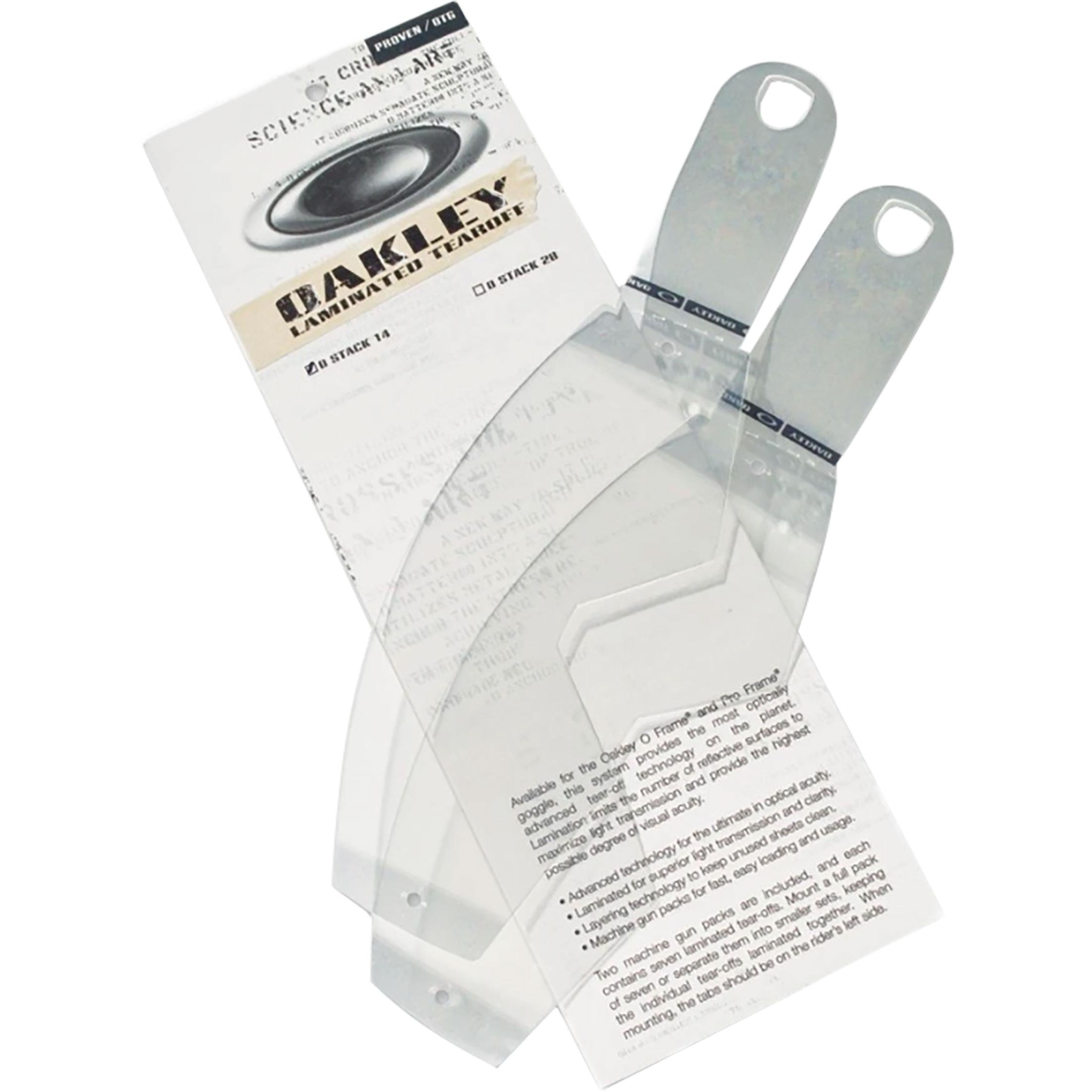 Oakley Airbrake MX Laminated Tear-Offs Goggles Accessories-100