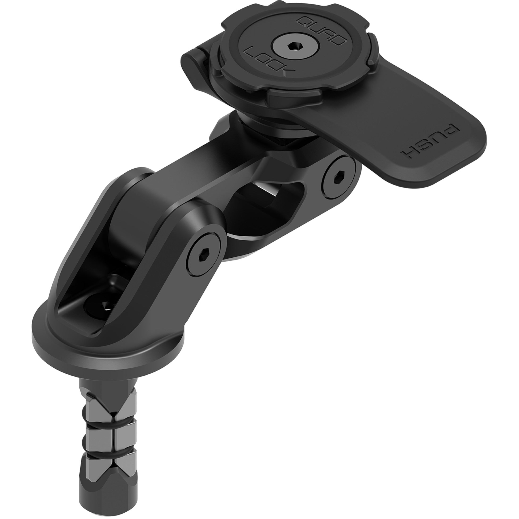 Quad Lock Motorcycle Fork Stem Mount Pro Phone Accessories - Black