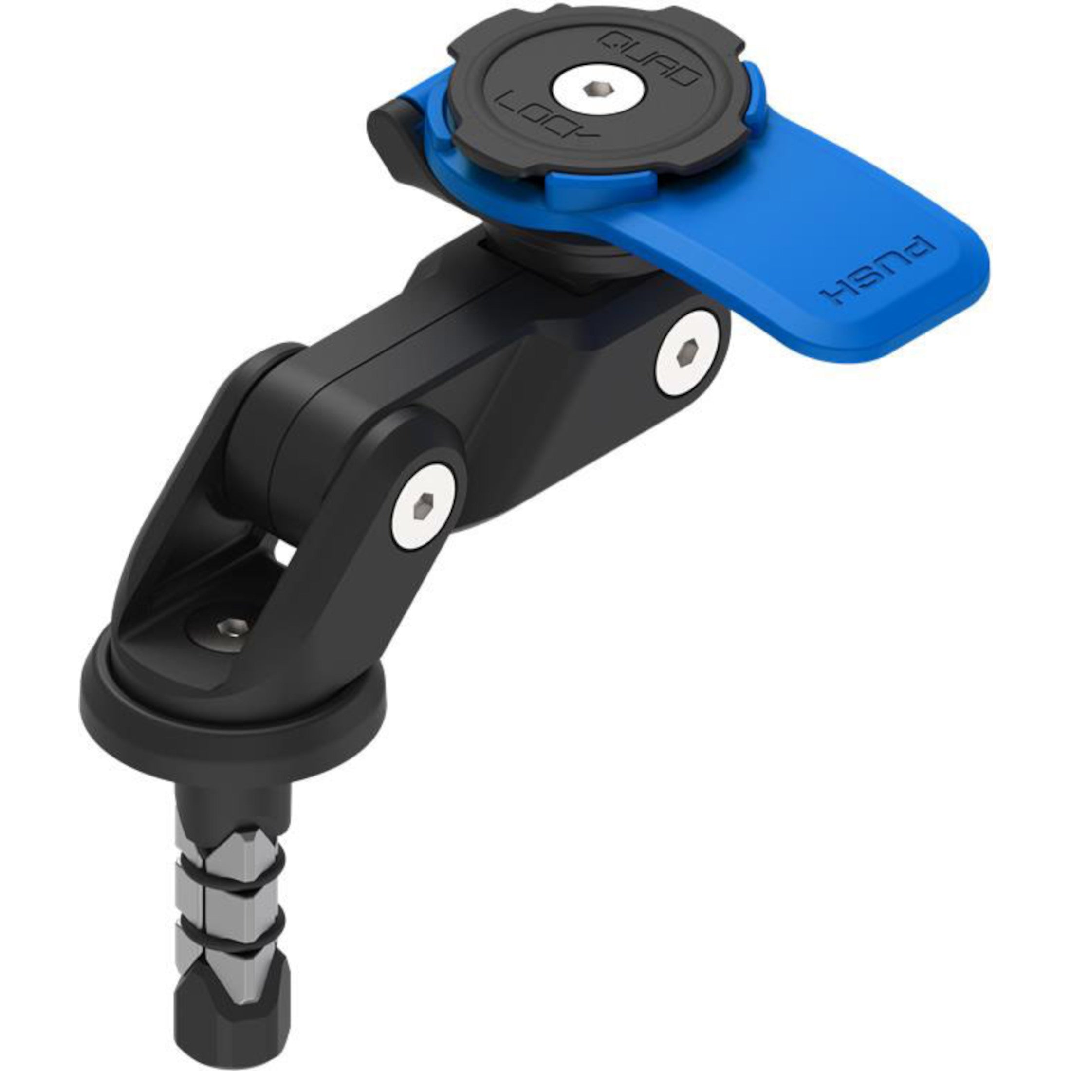 Quad Lock Motorcycle Fork Stem Mount (V2)  - Black
