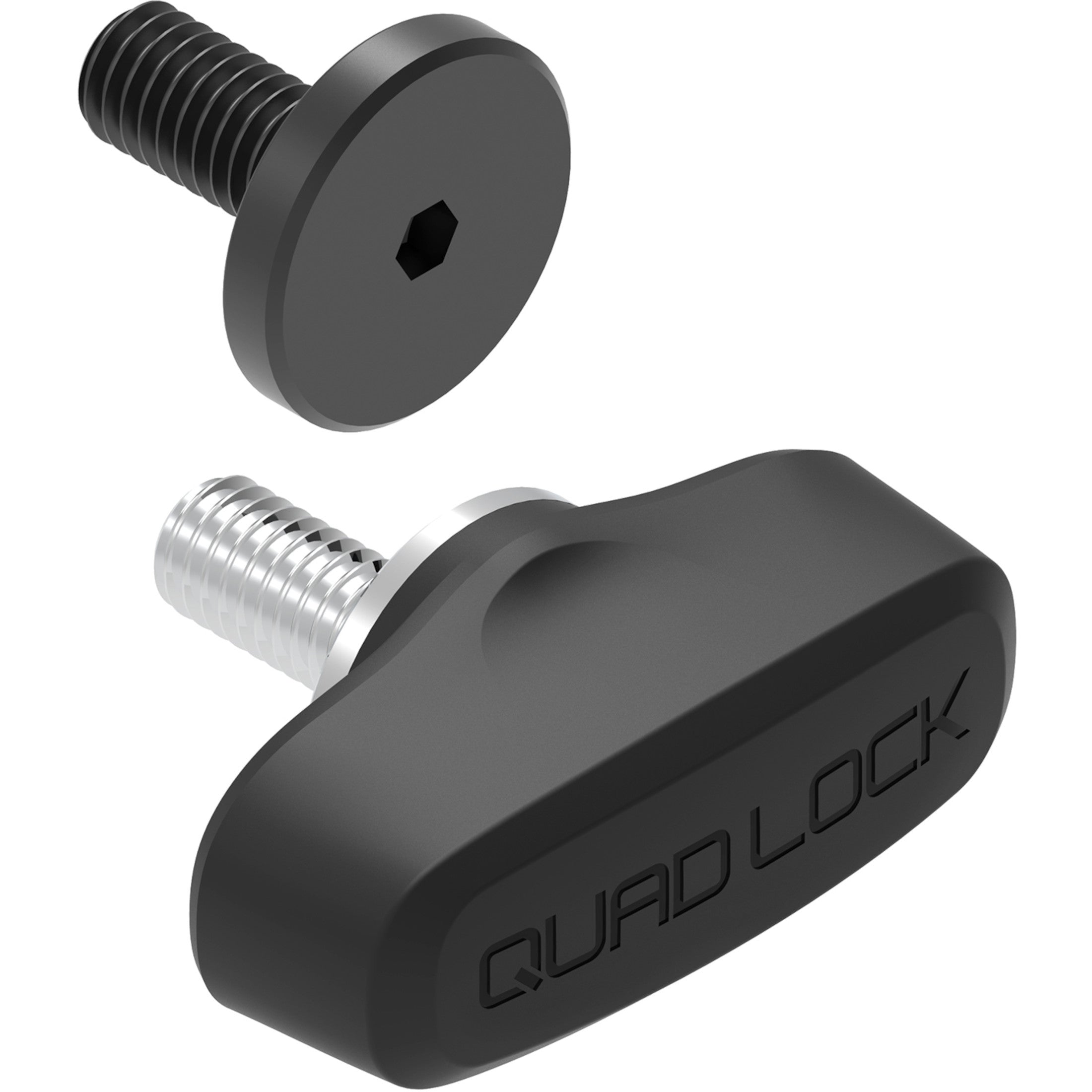Quad Lock Replacement 360 Dual Pivot Arm Handle/Screw Phone Accessories - Black
