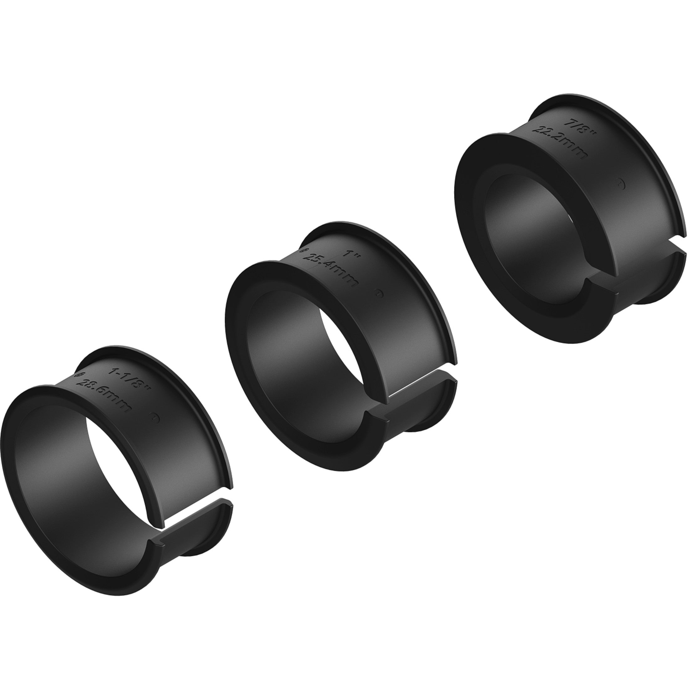 Quad Lock Replacement Bar Spacers-Motorcycle Handlebar Mount Phone Accessories - Black