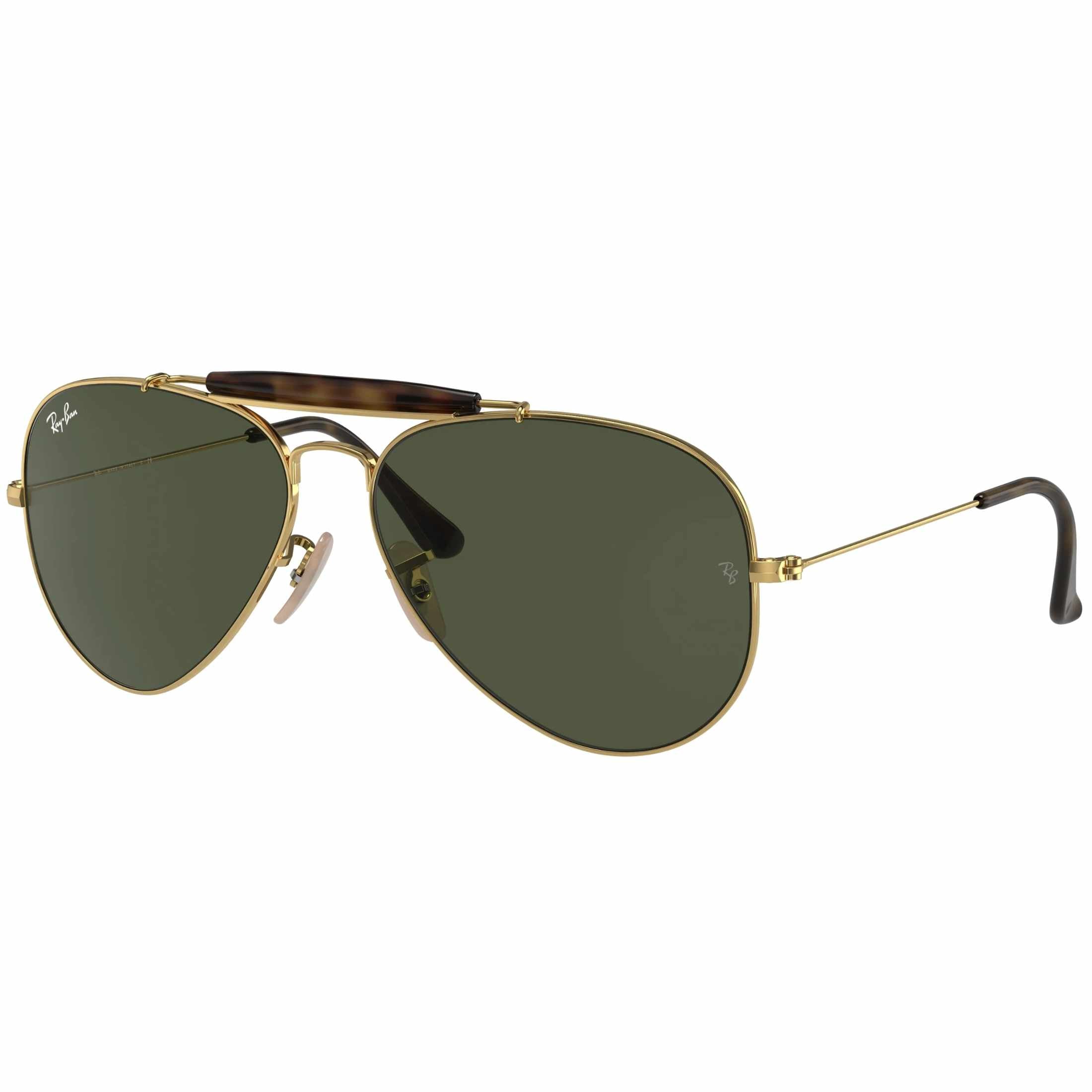 Ray-Ban RB3029 Outdoorsman II Okulary Adult Aviator Sunglasses-0RB3029