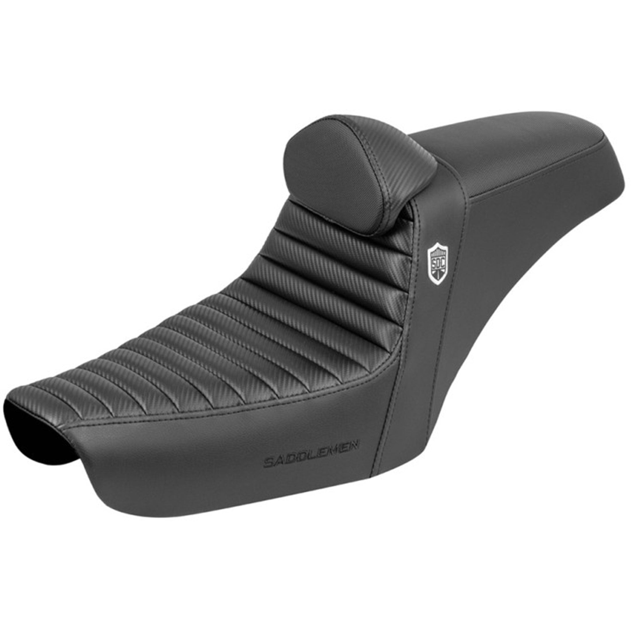Saddlemen 1996-2003 FXD Dyna SDC Pro Series Tuck 'N Roll Seat w/Lumbar Rest Motorcycle Accessories-0803