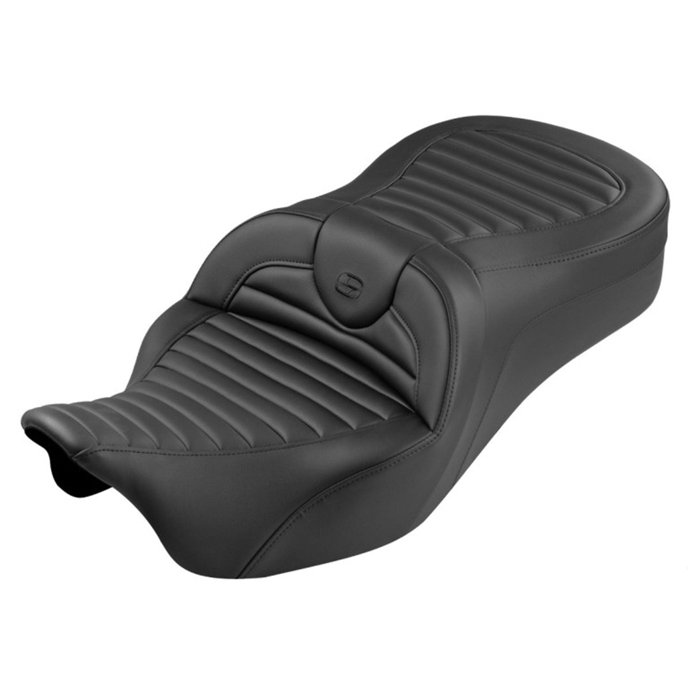 Saddlemen 2008-2024 FLHR, FLHT, FLHX & FLTR Roadsofa KING TR Seat Motorcycle Accessories - Black