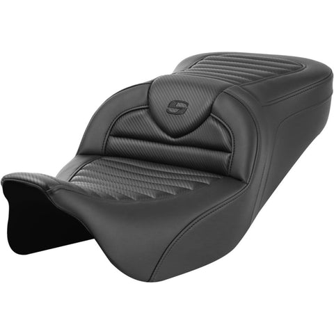 Saddlemen 2008-2024 FLHR, FLHT, FLHX & FLTR Roadsofa TR CF Seat Motorcycle Accessories