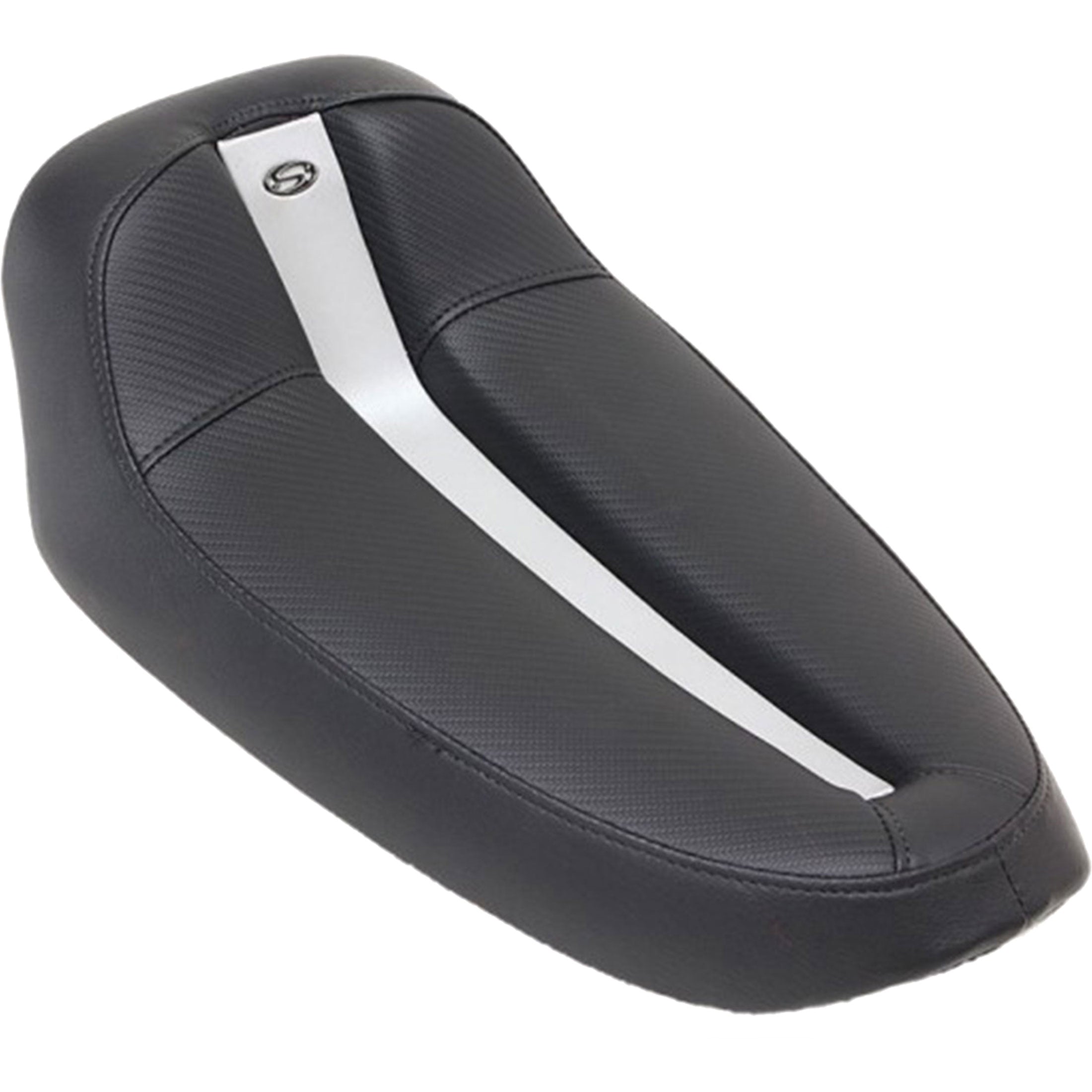 Saddlemen 2009-2012 XR1200/XR1200X Track Style Gel Channel Solo Seat with Matching Pillion Cover Motorcycle Accessories-0804