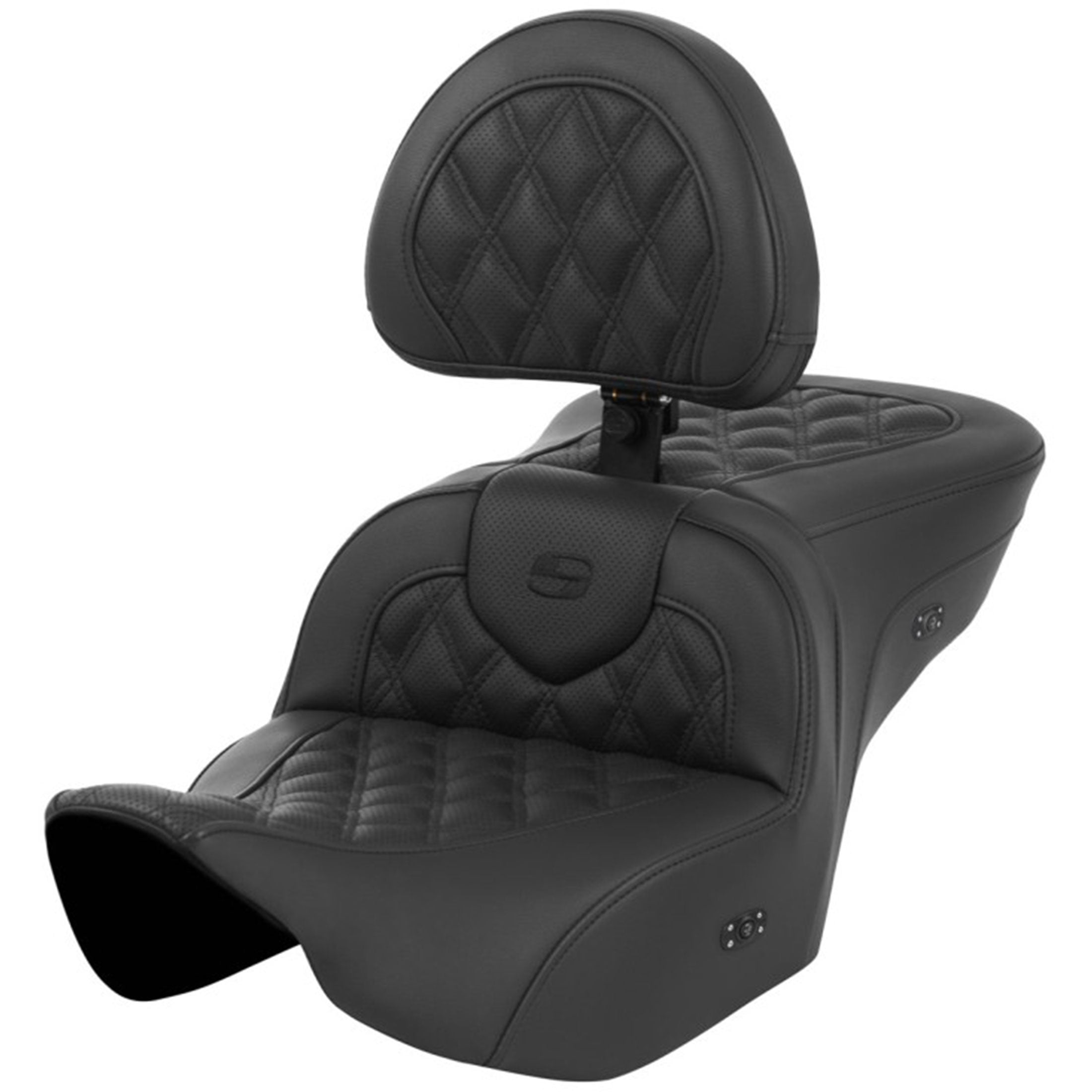 Saddlemen 2024-26 Road Glide / Street Glide | 2023-26 CVO Road Glide / Street Glide Heated RoadSofa LS Seat with Backrest Motorcycle Accessories-0801