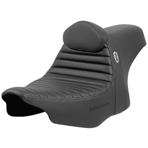 Saddlemen 2024-26 Road Glide / Street Glide | 2023-26 CVO Road Glide / Street Glide Pro Series SDC Performance Tuck ‘N Roll Seat with Driver's Lumbar Rest Motorcycle Accessories