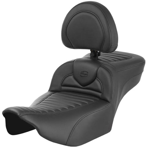 Saddlemen 2024-26 Road Glide / Street Glide | 2023-26 CVO Road Glide / Street Glide RoadSofa TR Extended Reach Seat with Driver Backrest Motorcycle Accessories
