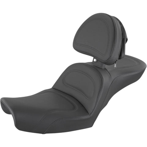 Saddlemen 1996-2003 FXD Dyna Explorer Ultimate Comfort Seat With Driver's Backrest Motorcycle Accessories