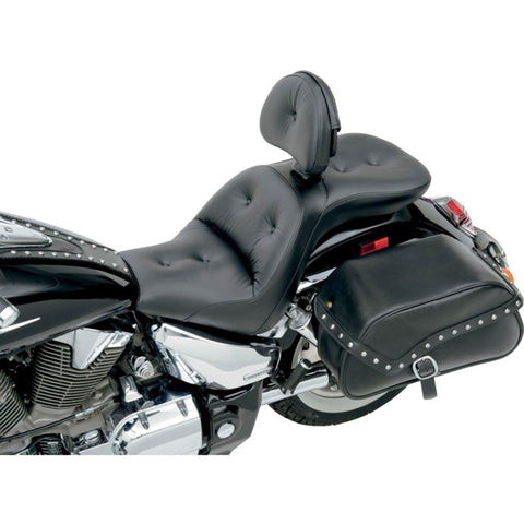 Saddlemen 2003-2009 VTX1300 R/S Explorer RS Seat with Driver's Backrest Motorcycle Accessories