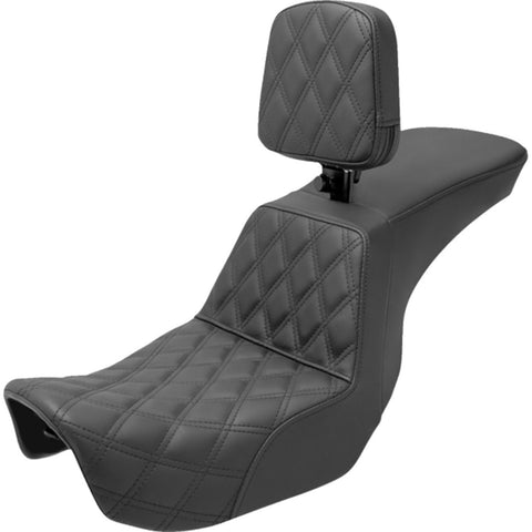 Saddlemen 2006-2017 Dyna Models Tour Step-Up Seat With Rider Backrest Seat Rider LS Motorcycle Accessories