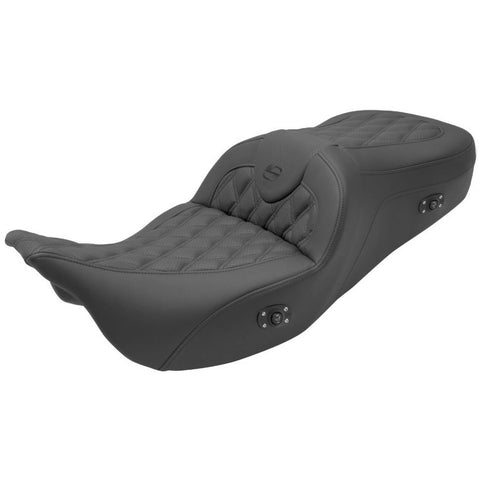 Saddlemen 2008-2024 FLHR, FLHT, FLHX & FLTR Heated Roadsofa LS Seat Motorcycle Accessories