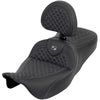 Saddlemen 2008-2024 FLHR, FLHT, FLHX & FLTR Roadsofa DS Seat w/Drivers Backrest Motorcycle Accessories
