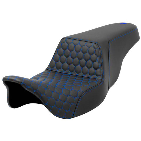 Saddlemen 2008-2024 FLHR, FLHT, FLHX & FLTR Step-Up HC Extended Reach Seat Motorcycle Accessories