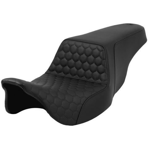 Saddlemen 2008-2024 FLHR, FLHT, FLHX & FLTR Step-Up HC Seat Motorcycle Accessories