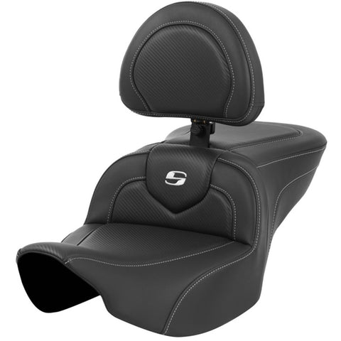 Saddlemen 2024-25 Road Glide / Street Glide, 2023-25 CVO Road Glide / Street Glide RoadSofa CF Seat with Backrest Motorcycle Accessories