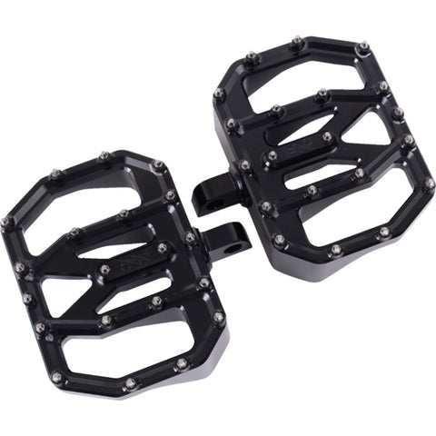 Thrashin Supply Dyna/FXR/Sportster/Touring/2017 & Earlier Softail Aggressor Mini Floorboards Harley-Davidson Cruiser Footpegs
