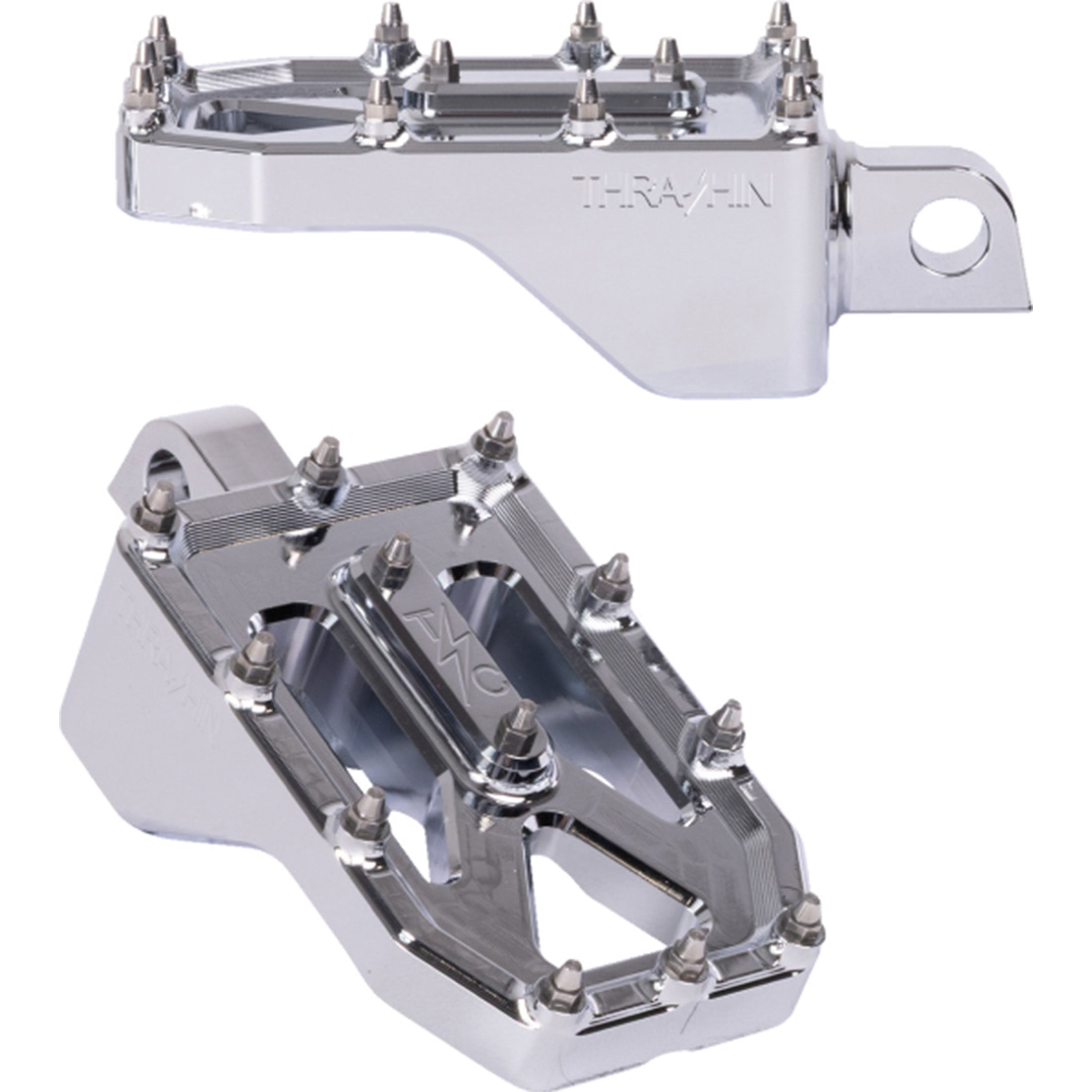 Thrashin Supply Dyna/FXR/Sporster/Touring/Softail Aggressor Harley-Davidson Cruiser Footpegs-1620