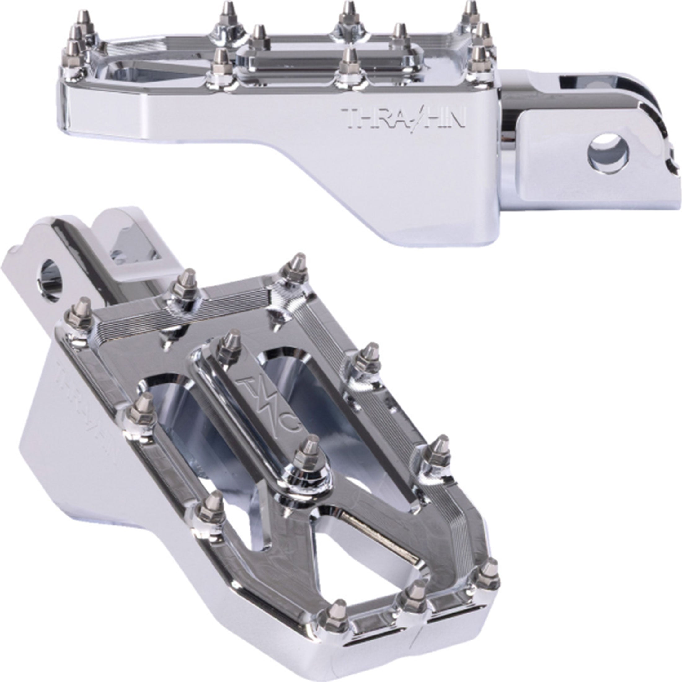 Thrashin Supply M8 Softail Front Aggressor Harley-Davidson Cruiser Footpegs-1620