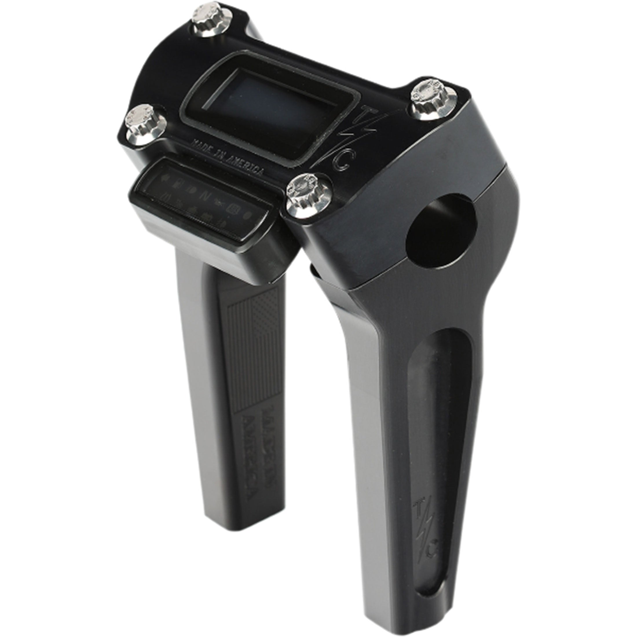 Thrashin Supply Straight Thrashin OG Risers Top Clamp for M8 Softail OEM Digital Gauge Harley-Davidson Cruiser Motorcycle Accessories-0602