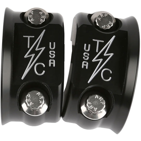 Thrashin Supply Twice Cut Brake / Clutch Perch Clamp Harley-Davidson Cruiser Motorcycle Accessories