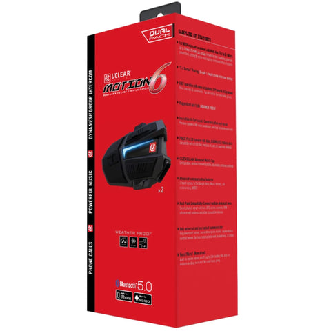 UClear Motion 6 Communication Head Set Accessories