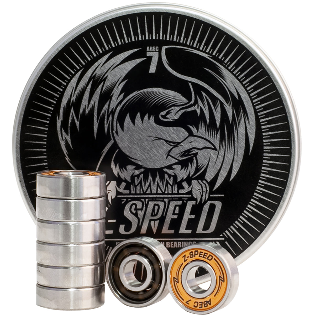 Z-Flex Z-Speed ABEC 7 Bearings Skateboard Accessories-ZFX001