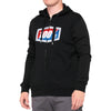 100% Official Fleece Men's Hoody Zip Sweatshirts