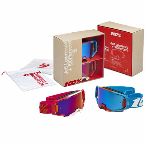 100% ARmatic Jett Lawrence Limited Edition Kit Pack Adult Off-Road Goggles