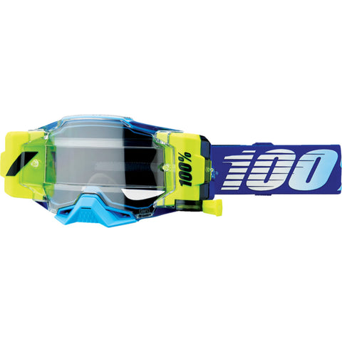 100% Armega Forecast Roll-Off Royal Adult Off-Road Goggles