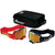 Black / Red / True Gold Mirror