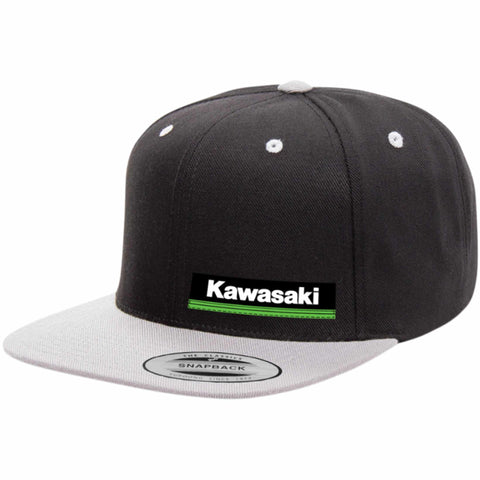 Factory Effex Kawasaki Wedge Adult Snapback Adjustable Hats