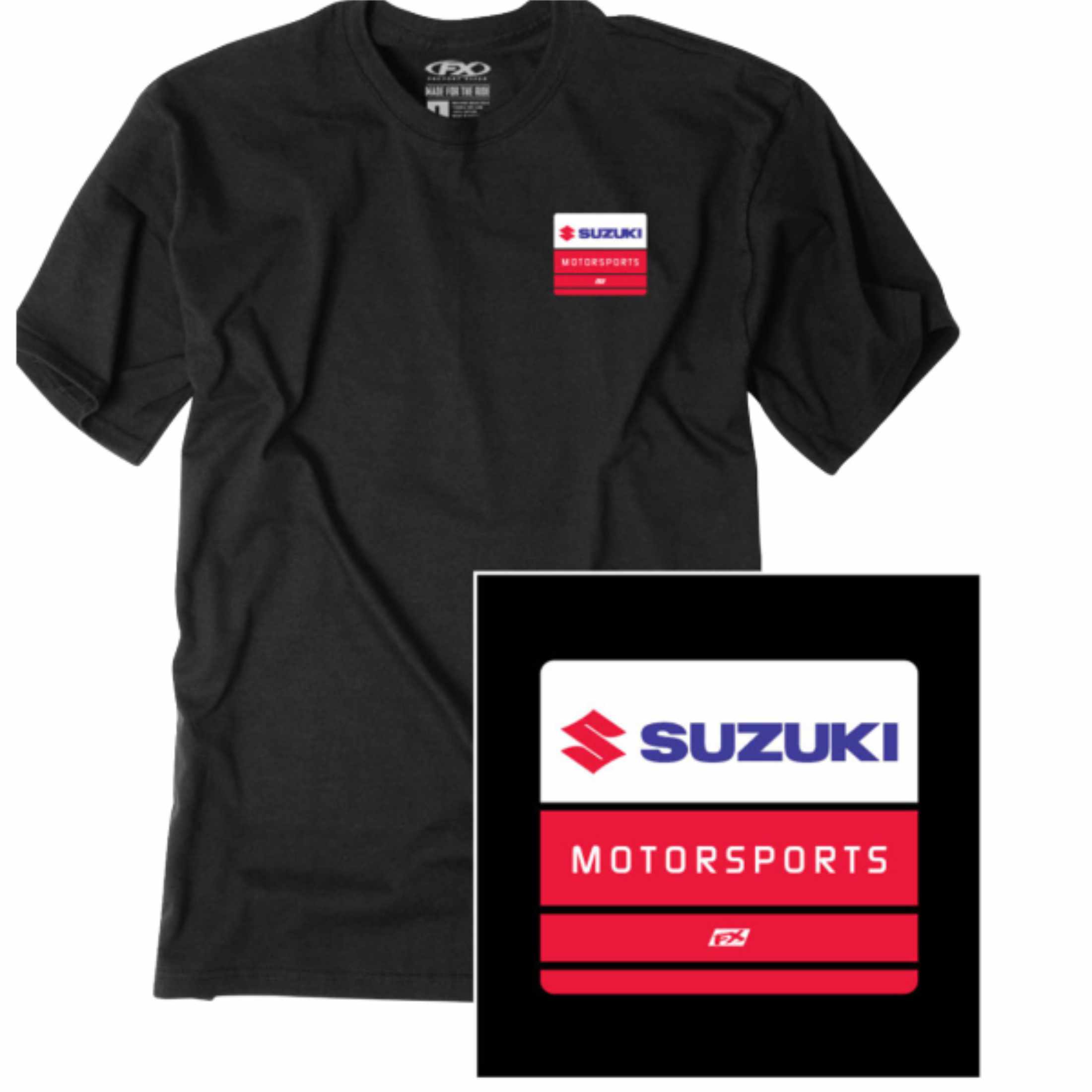 Factory Effex Suzuki Phase Men's Short-Sleeve Shirts-3030