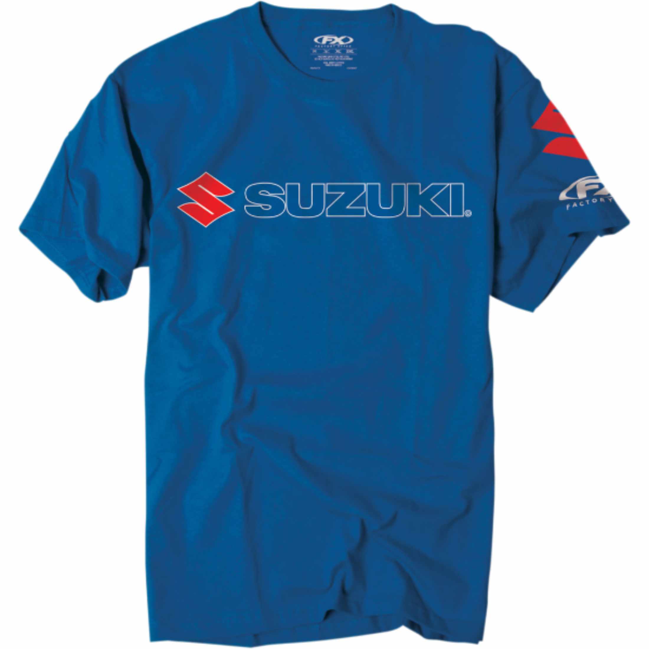 Factory Effex Suzuki Team Men's Short-Sleeve Shirts-3030