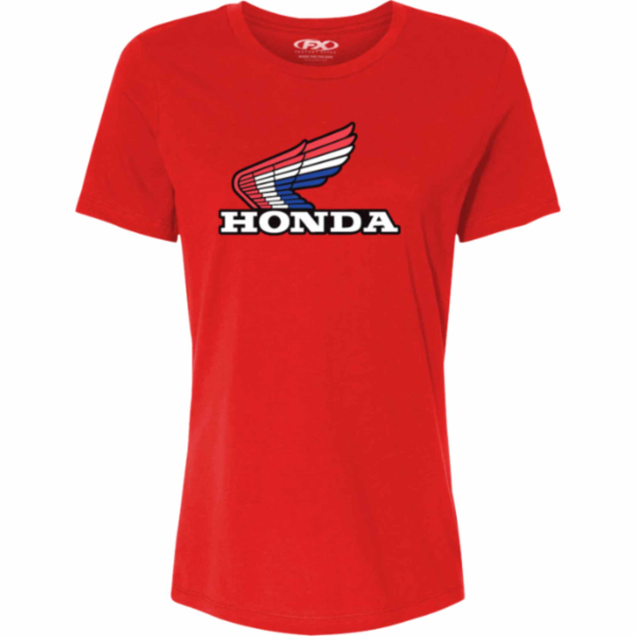 Factory Effex Honda RWB Classic Women's Short-Sleeve Shirts-3031