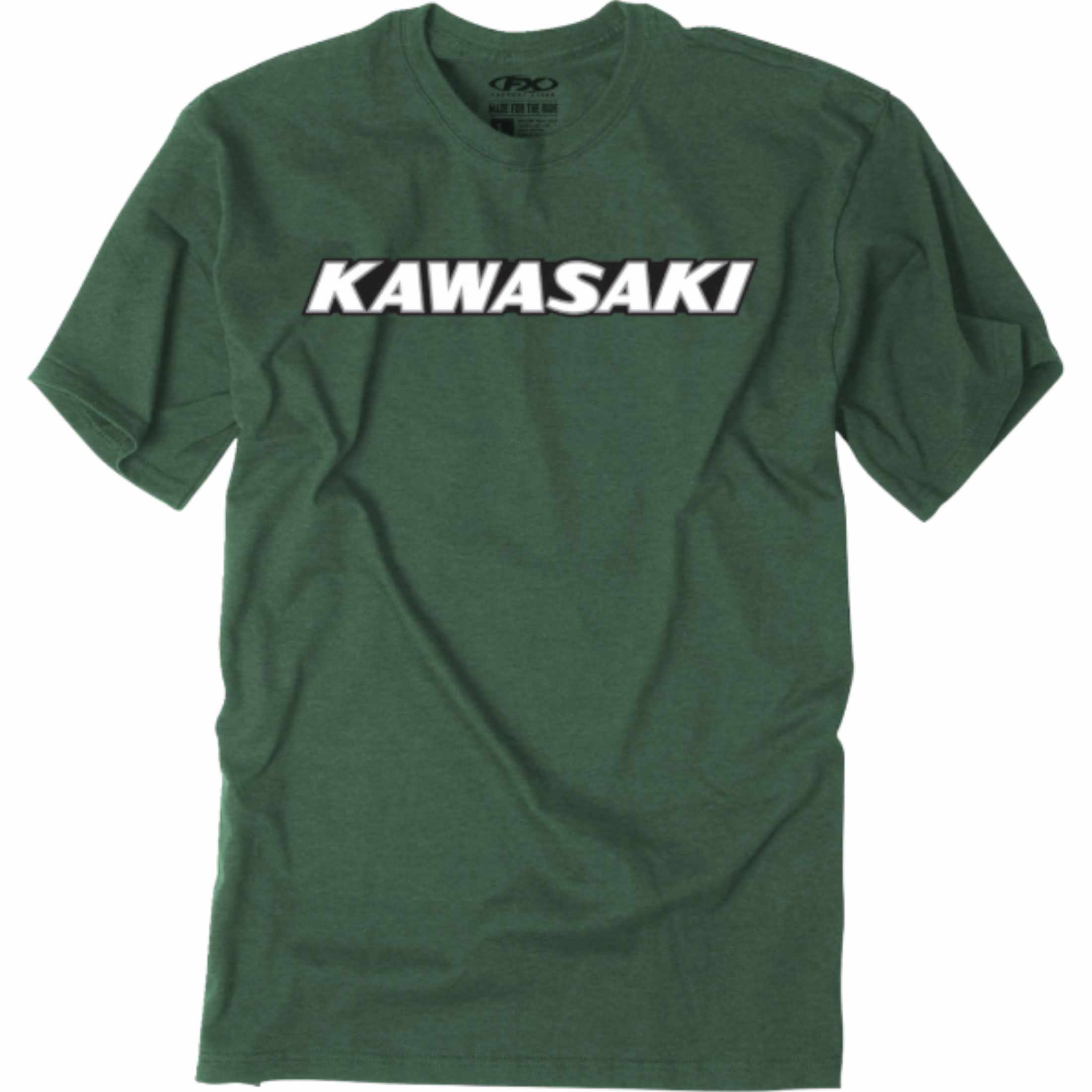 Factory Effex Kawasaki Vintage Men's Short-Sleeve Shirts-3030
