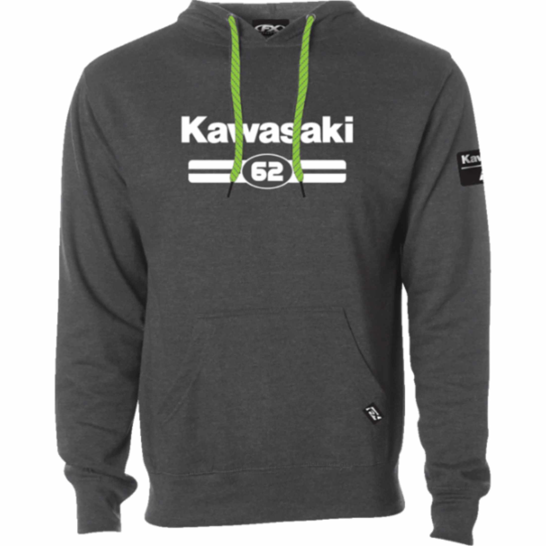 Factory Effex Kawasaki Sixty Two Men's Hoody Pullover Sweatshirts-3050